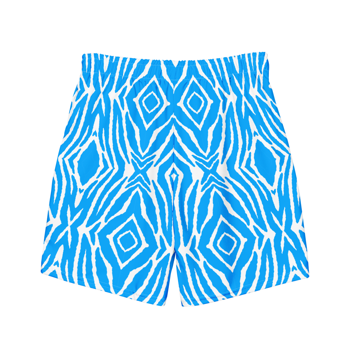 BLUE PATTERN HYBRID SHORTS