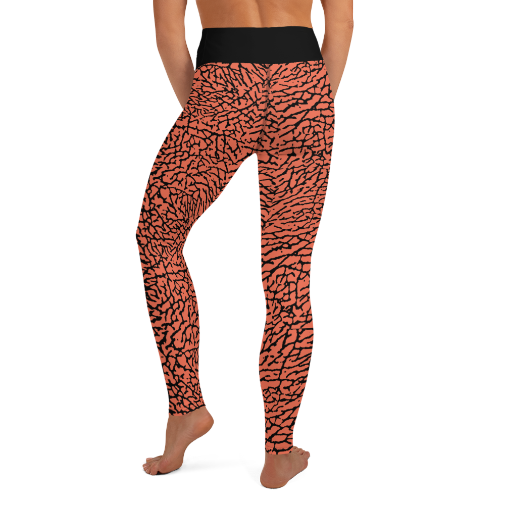 ORANGE PRINT - LEGGINGS