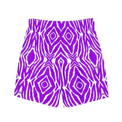 PURPLE PATTERN HYBRID SHORTS