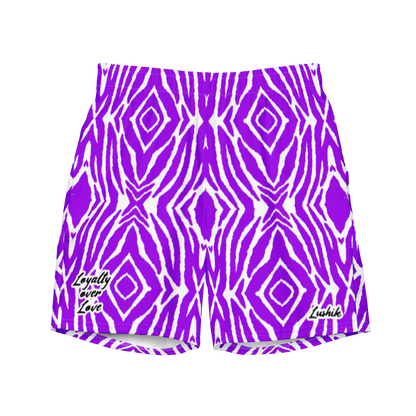 PURPLE PATTERN HYBRID SHORTS